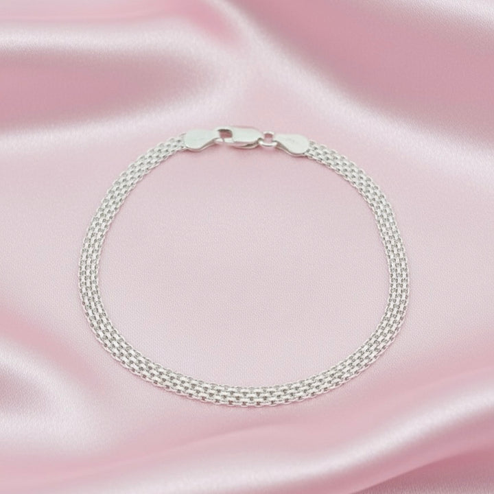 Pulsera Plata Bismark