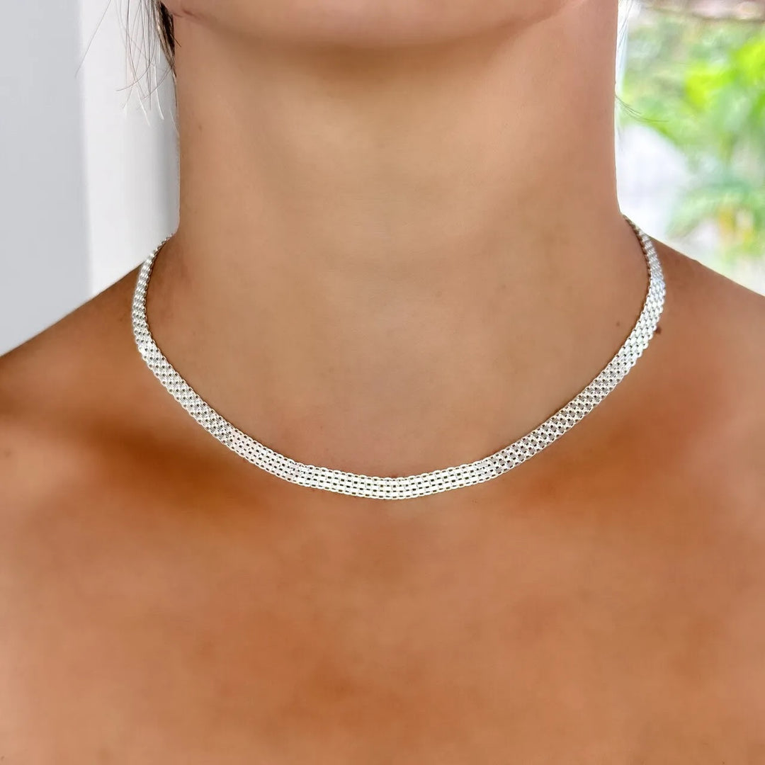 ✨ Cadena Bismark de Plata 925 - Elegancia Impecable