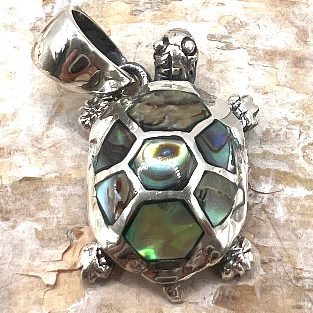 Dije de Plata Tortuga Abulon
