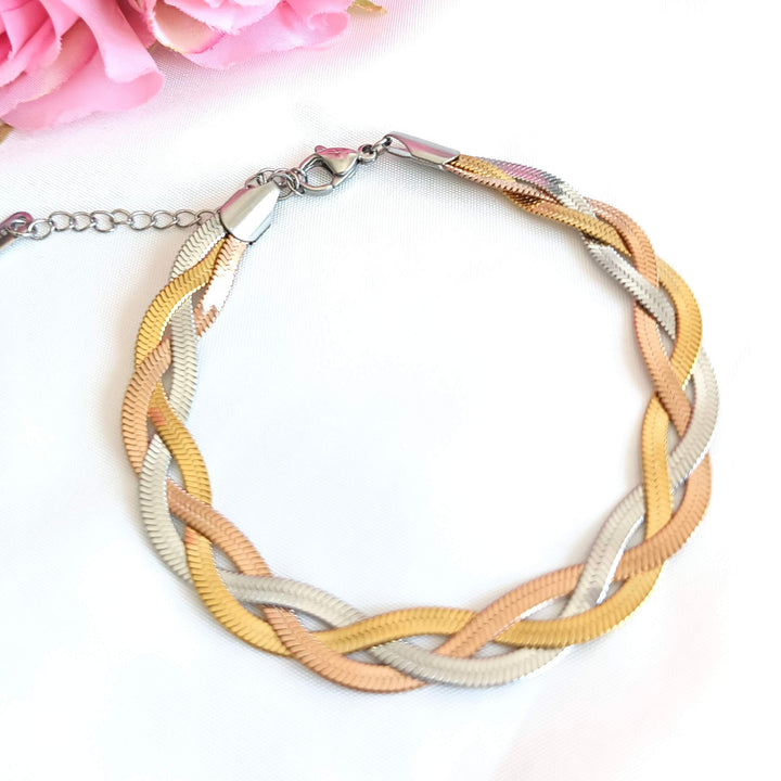 Pulsera Acero Tricolor