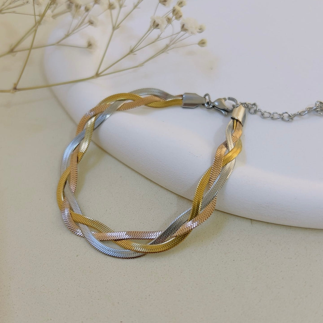 Pulsera Acero Tricolor