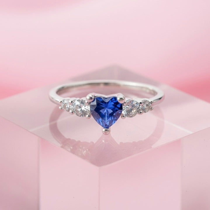 Anillo Promesa Lumi Azul