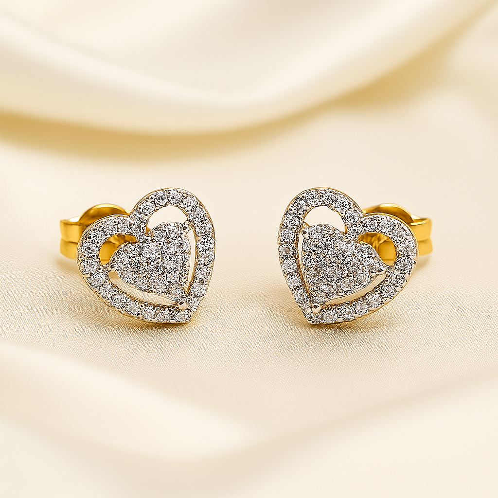 Aretes de Acero Rayo de Amor