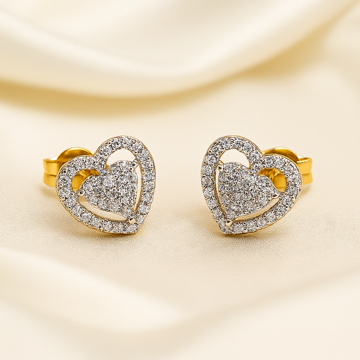 Aretes de Acero Rayo de Amor