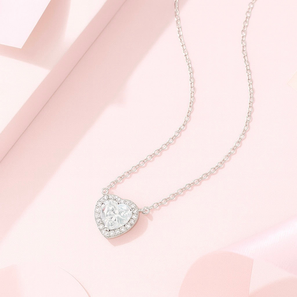 Collar Plata Corazón