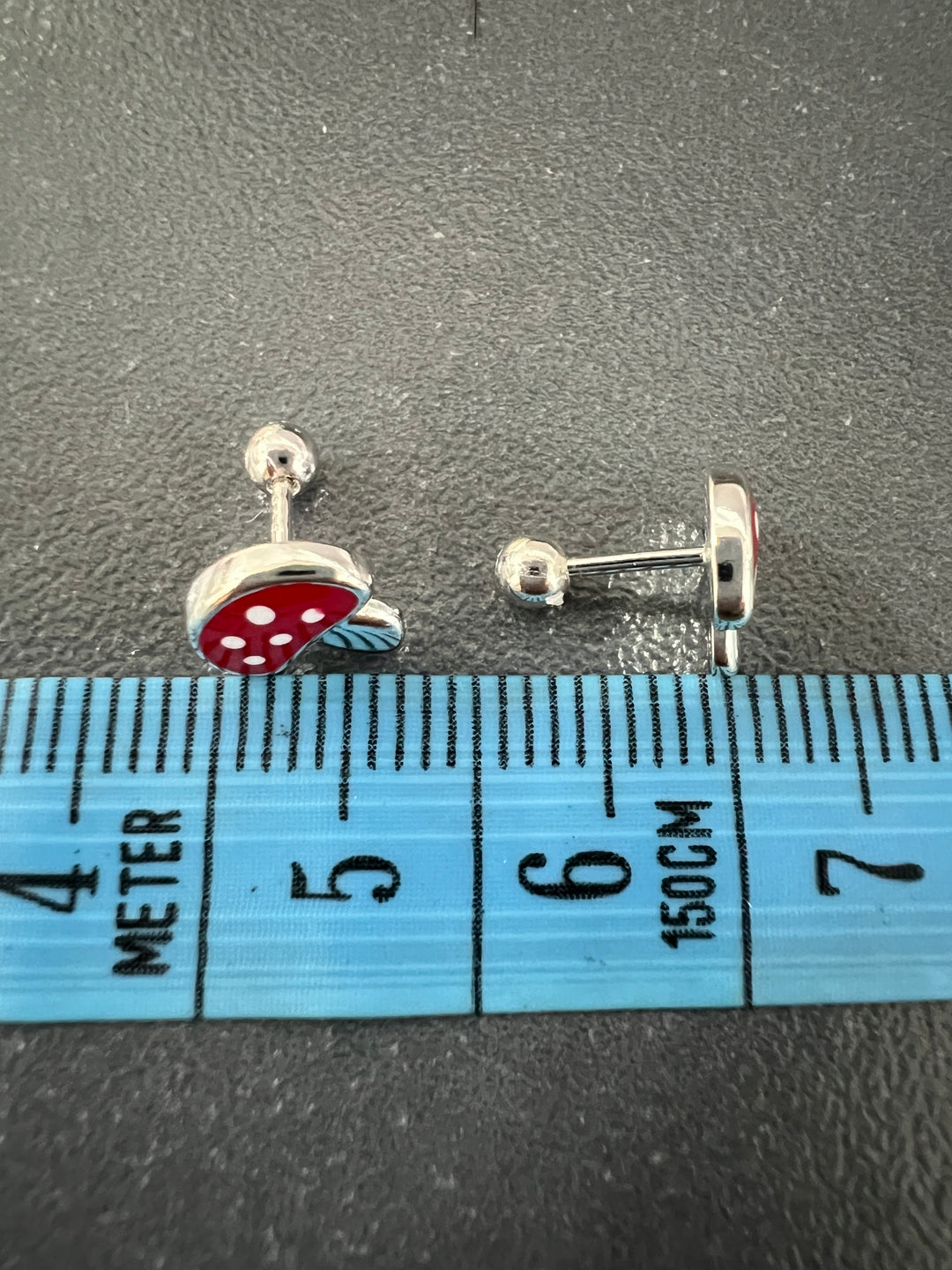 Aretes Plata Bebé Honguito