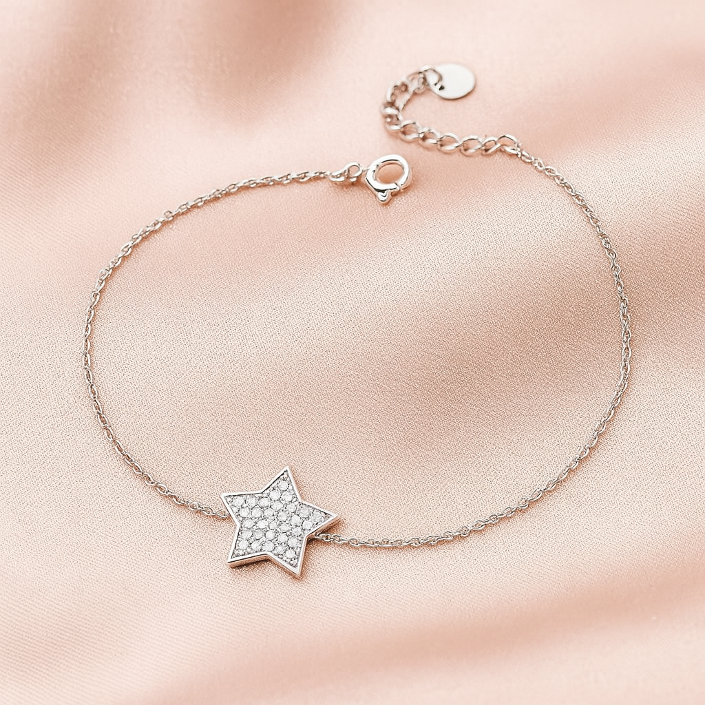 Pulsera Estrellas Plata 925