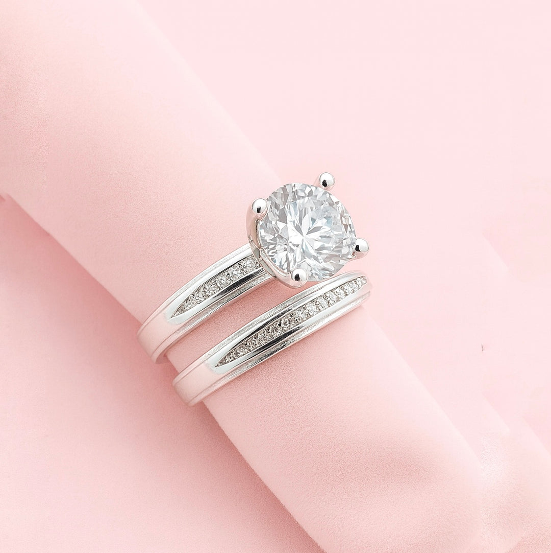 Anillos Dúo Boda - Plata 925