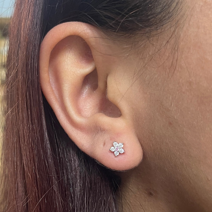 Aretes de Plata Florcita