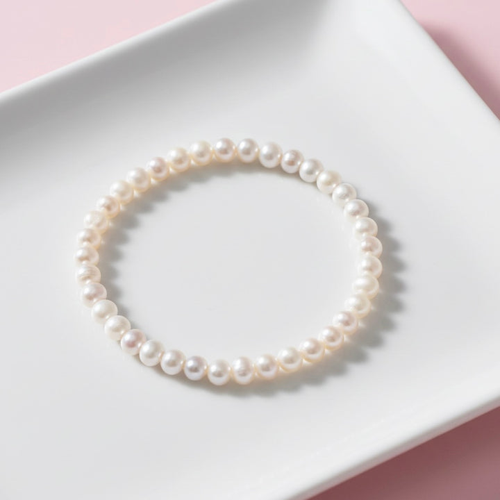 Pulsera de Perlas Cultivadas 5MM