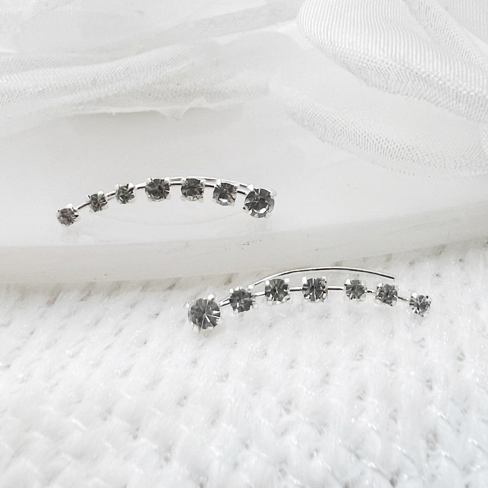 ▷ Aretes Escaladores 7 Piedras ❤️ Nicola Joyería 🇨🇷