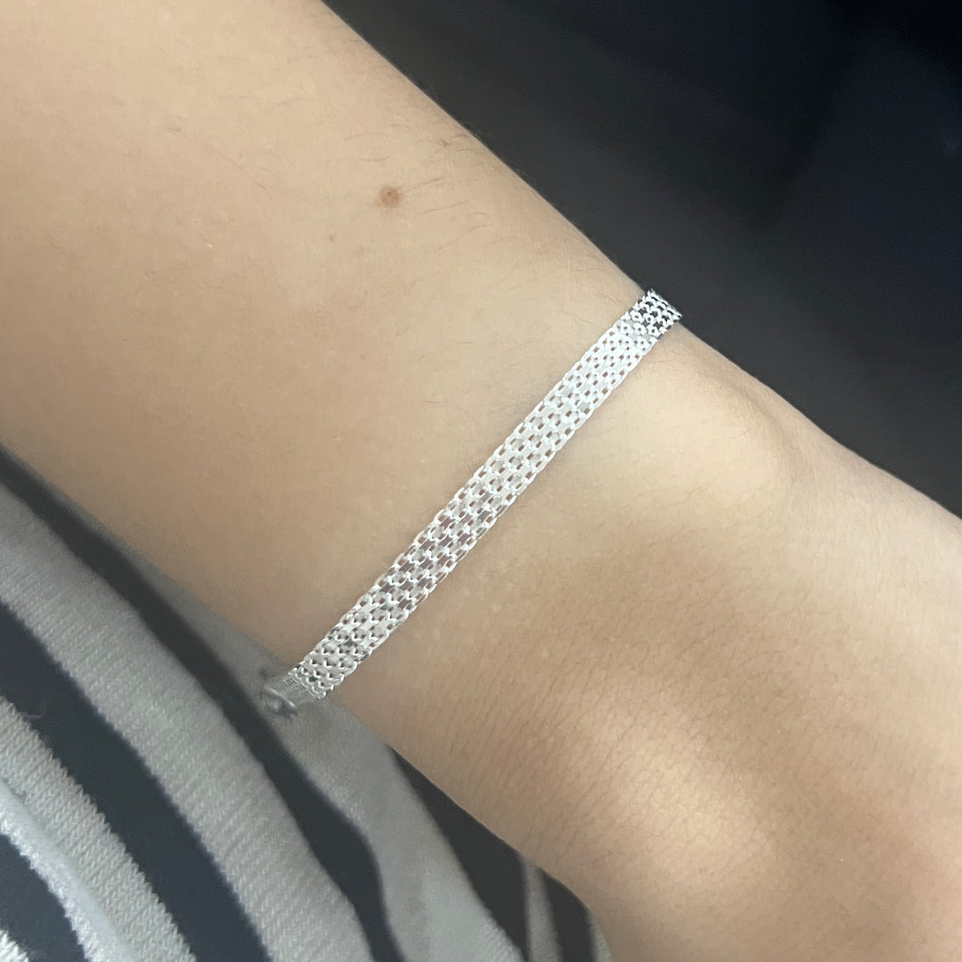 Pulsera Plata Bismark