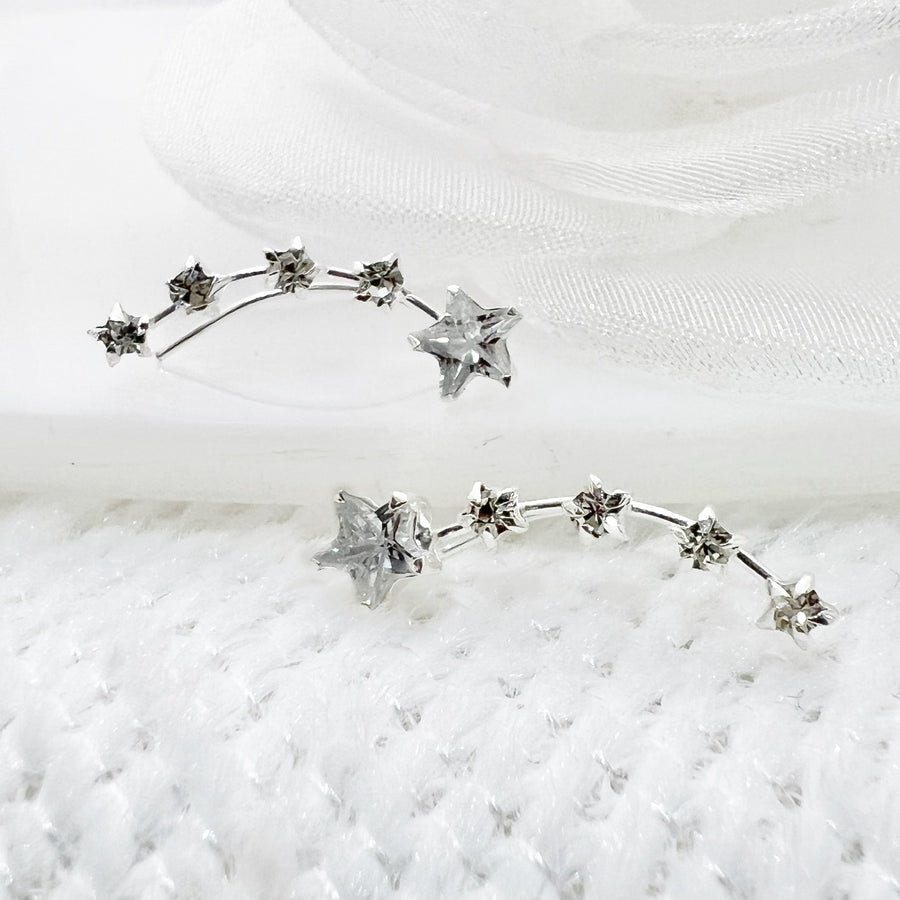 ▷Aretes Escaladores Estrellas ⭐️ Nicola Joyería 🇨🇷