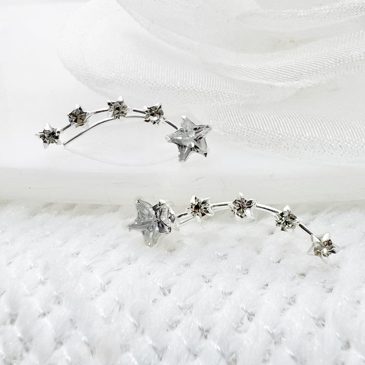 ▷Aretes Escaladores Estrellas ⭐️ Nicola Joyería 🇨🇷