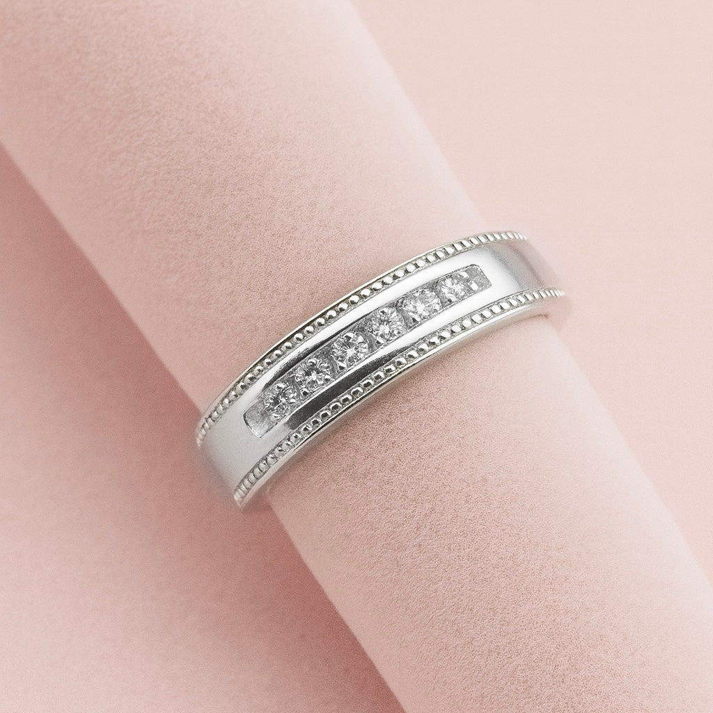 Anillo Hombre Tú y Yo - Plata 925