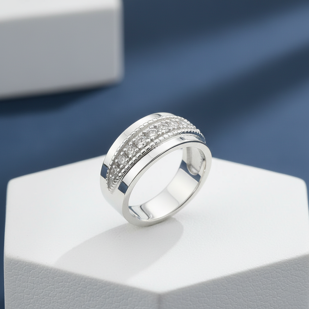 Anillo Hombre Boda - Plata 925