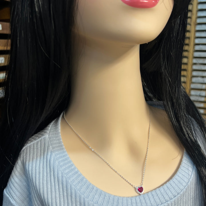 Collar Plata Corazón