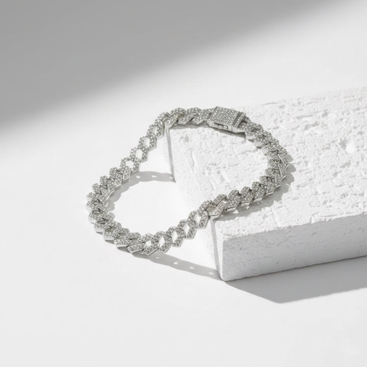 Pulsera Plata Cubana