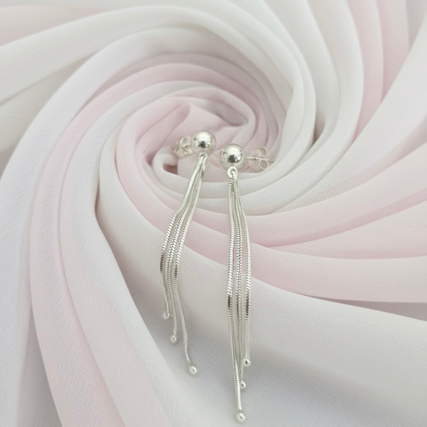 Aretes Plata Niagara