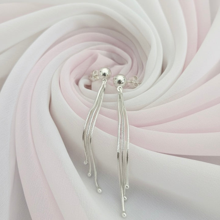 Aretes Plata Niagara