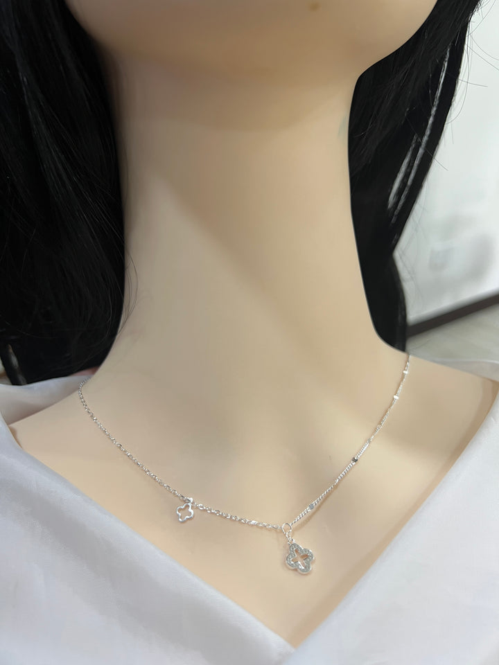 Collar Plata Trébol