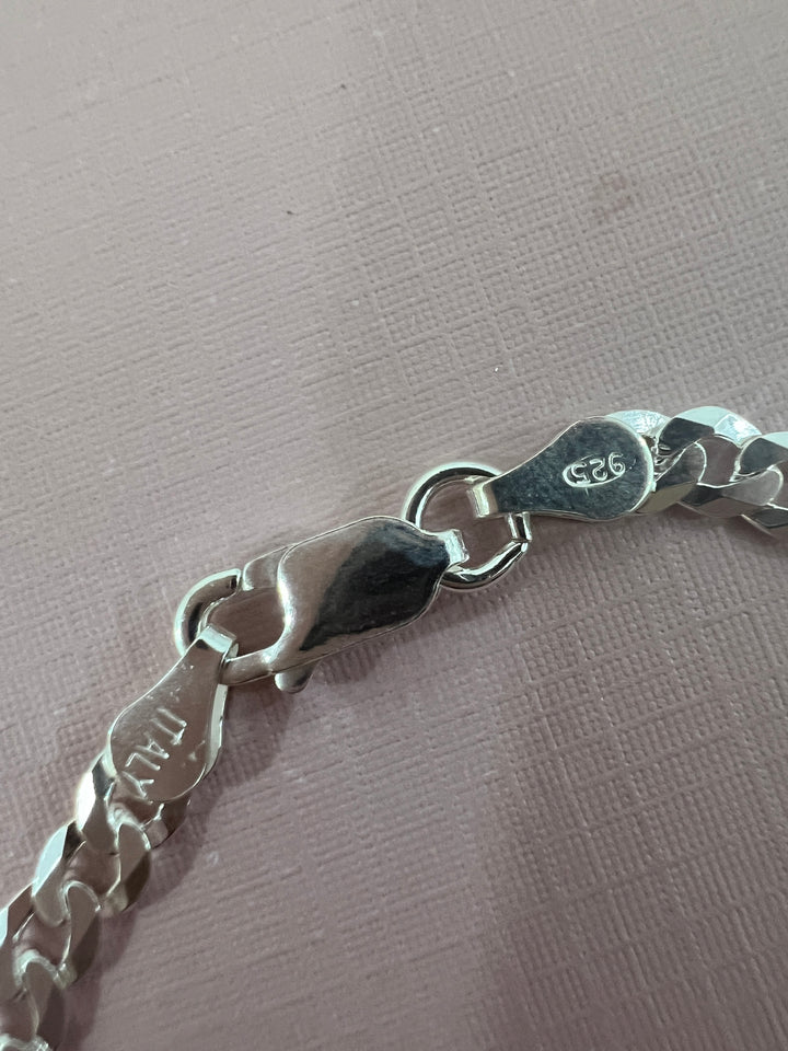 Pulsera Plata Niña y Niño Curb