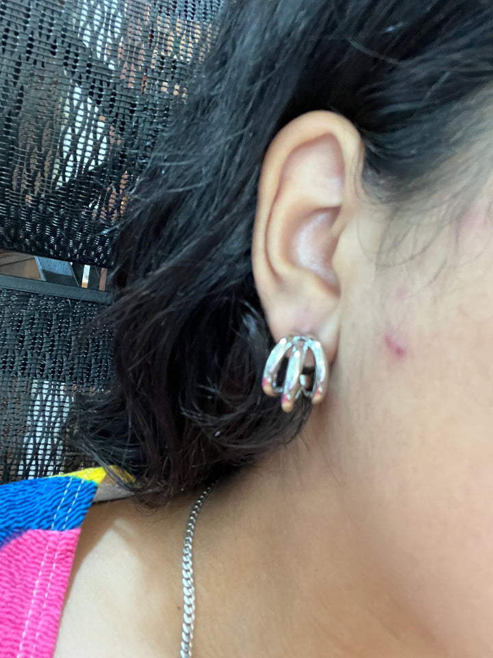 Aretes Acero Enlazado 20MM