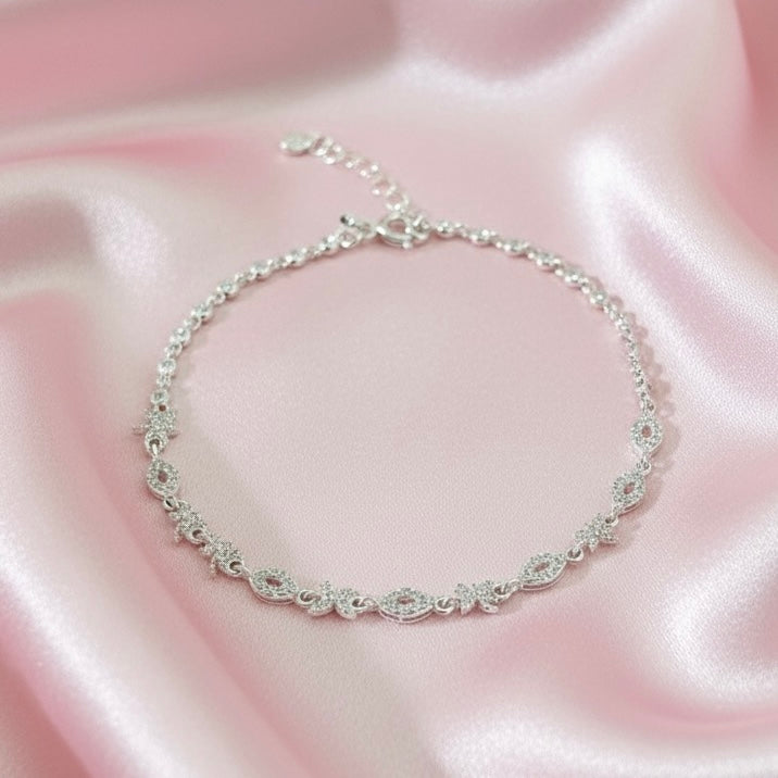 Pulsera Plata Garden