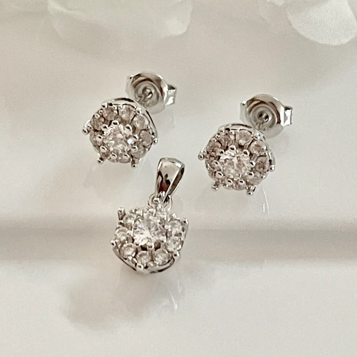 Juego Plata 🌸 Flor Circular