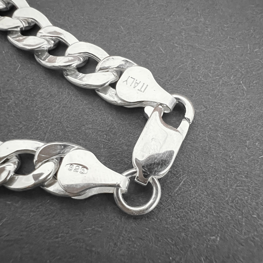 Pulsera Plata Hombre Curb