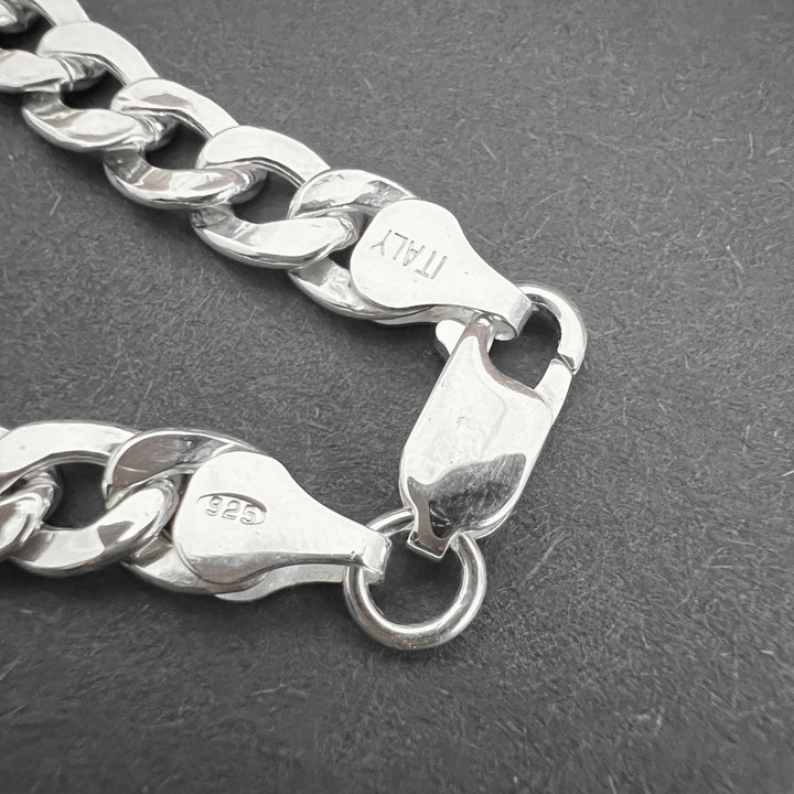 Pulsera Plata Hombre Curb