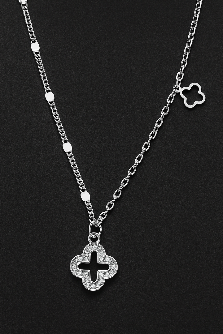 Collar Plata Trébol