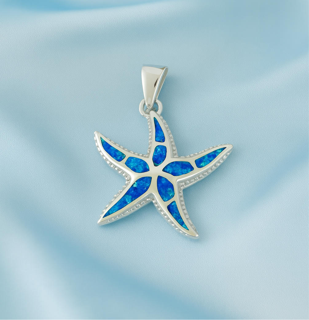 Dije Estrella Mar Ópalo Plata 925
