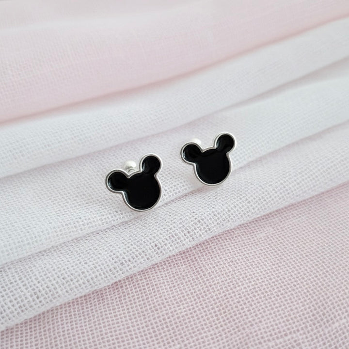 Aretes Plata Bebé Mickey
