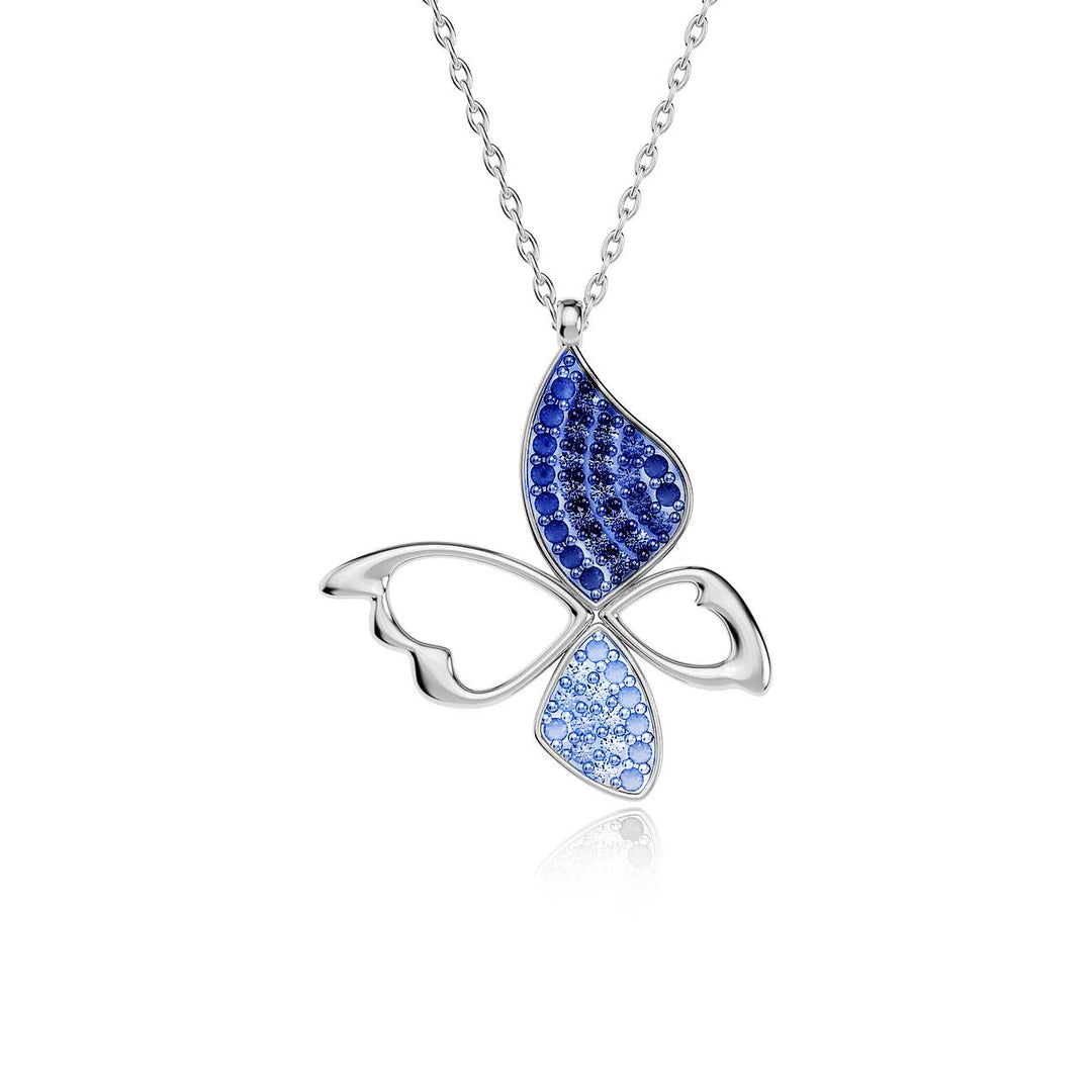 Collar Plata Mariposa