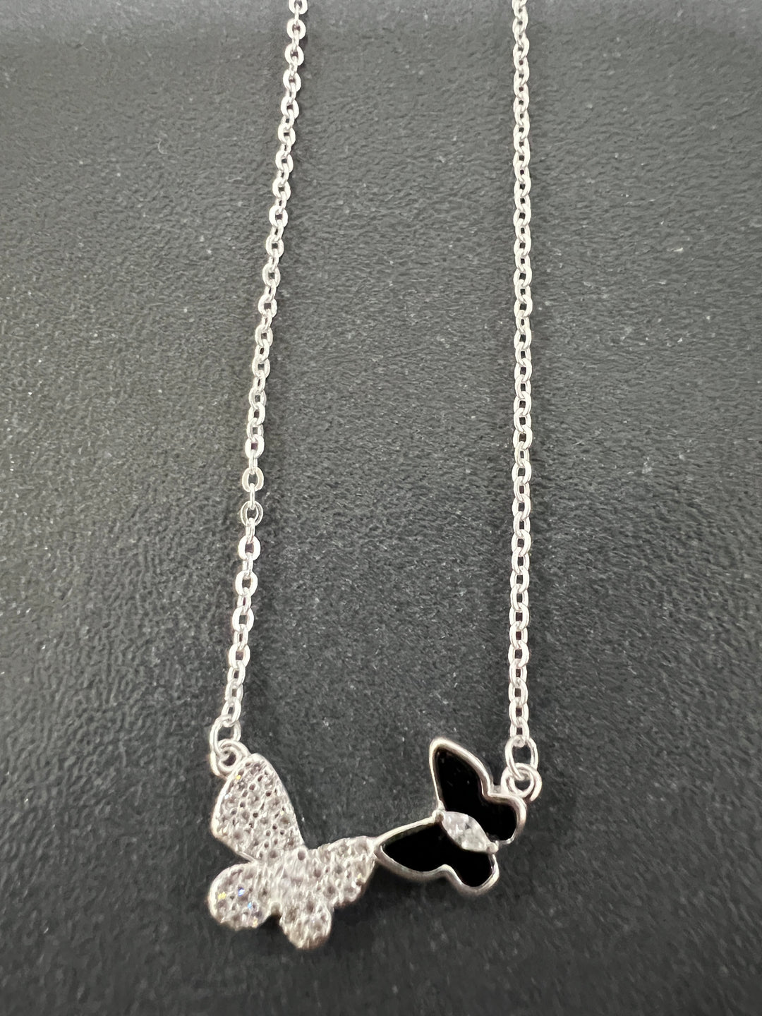Collar Plata Mariposas