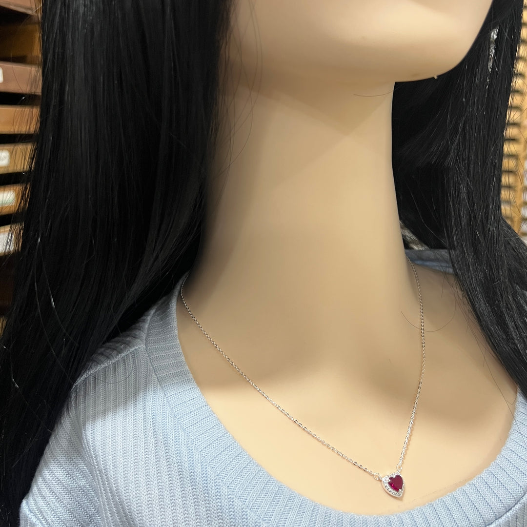 Collar Plata Corazón