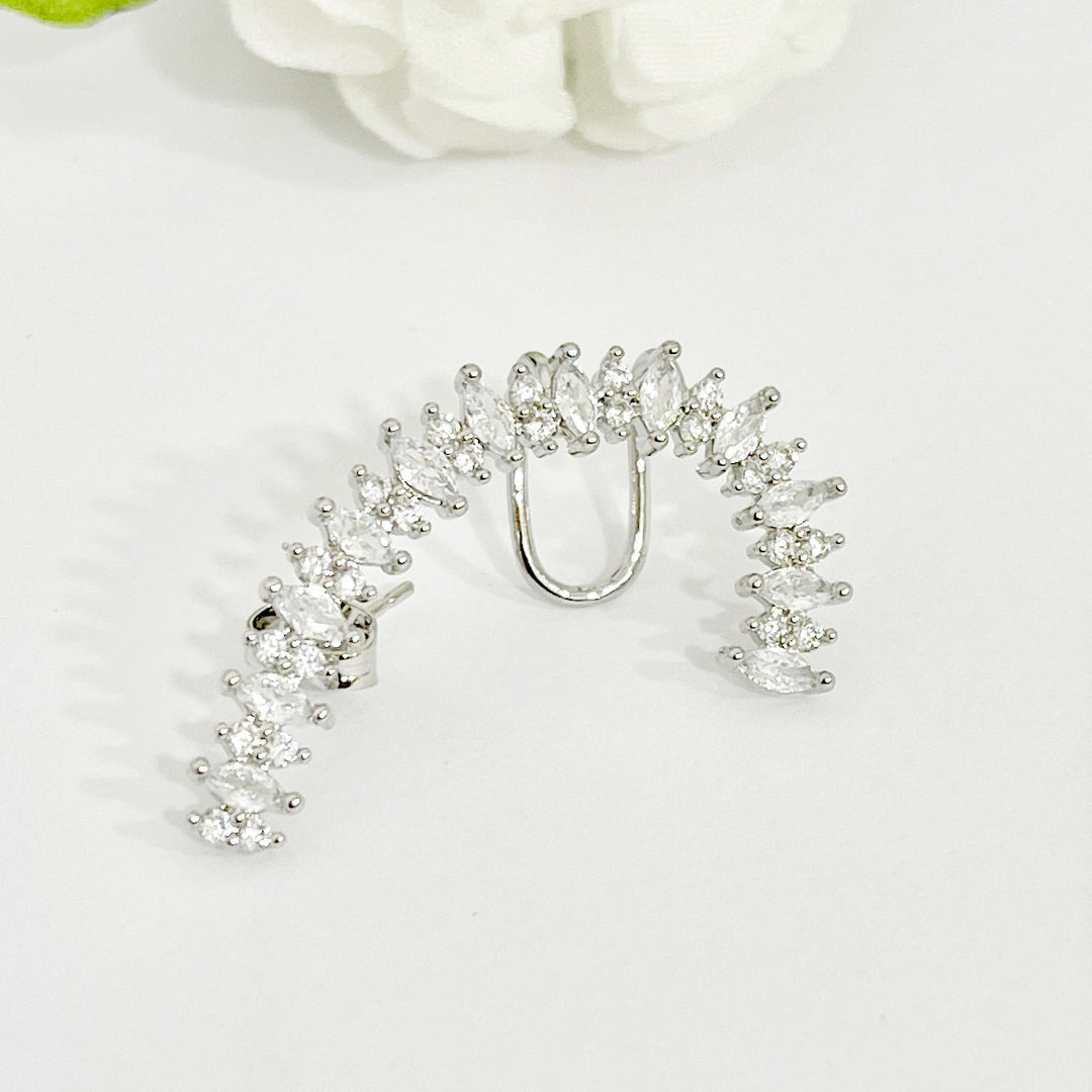 Arete Escalador de Acero Sonrisa Plateado