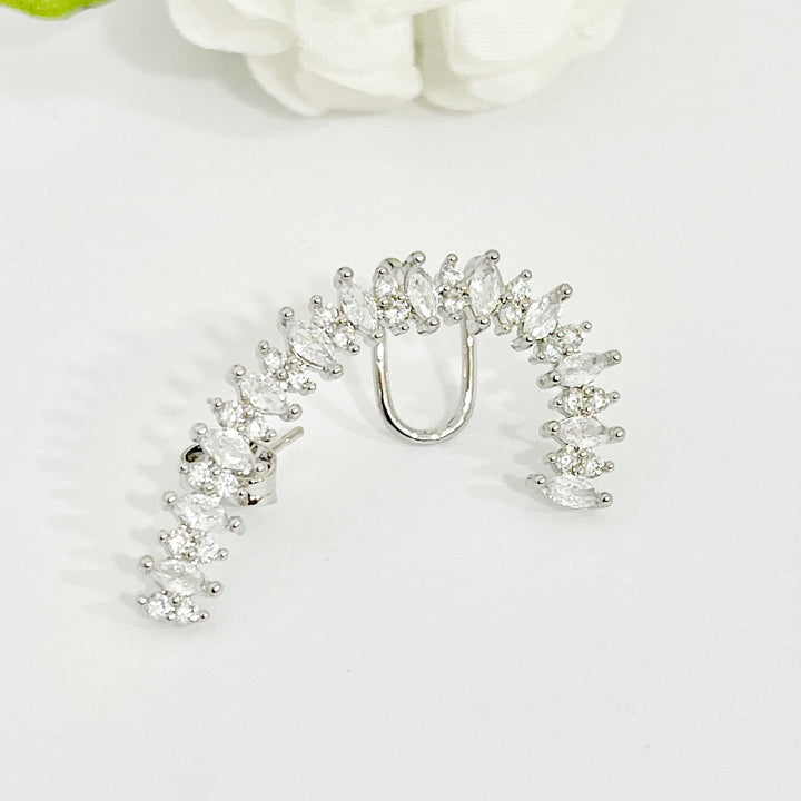 Arete Escalador de Acero Sonrisa Plateado