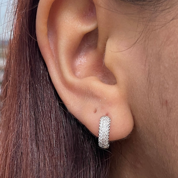 Huggies de Plata Brinco 12MM