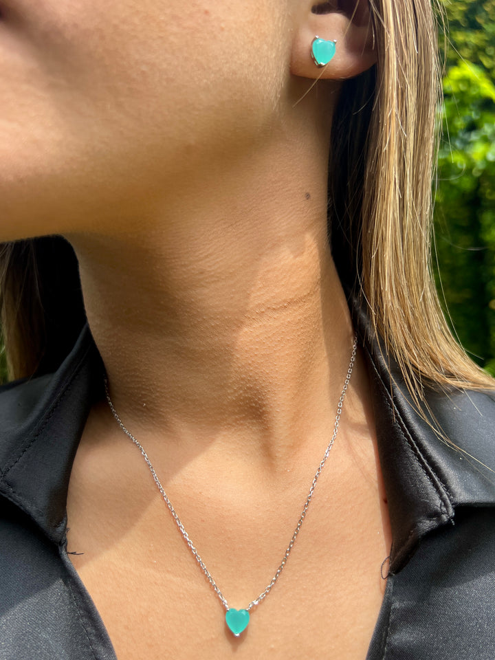 Collar Plata Corazón