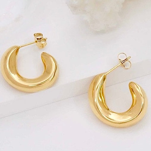 Aretes Acero Gancho 30MM