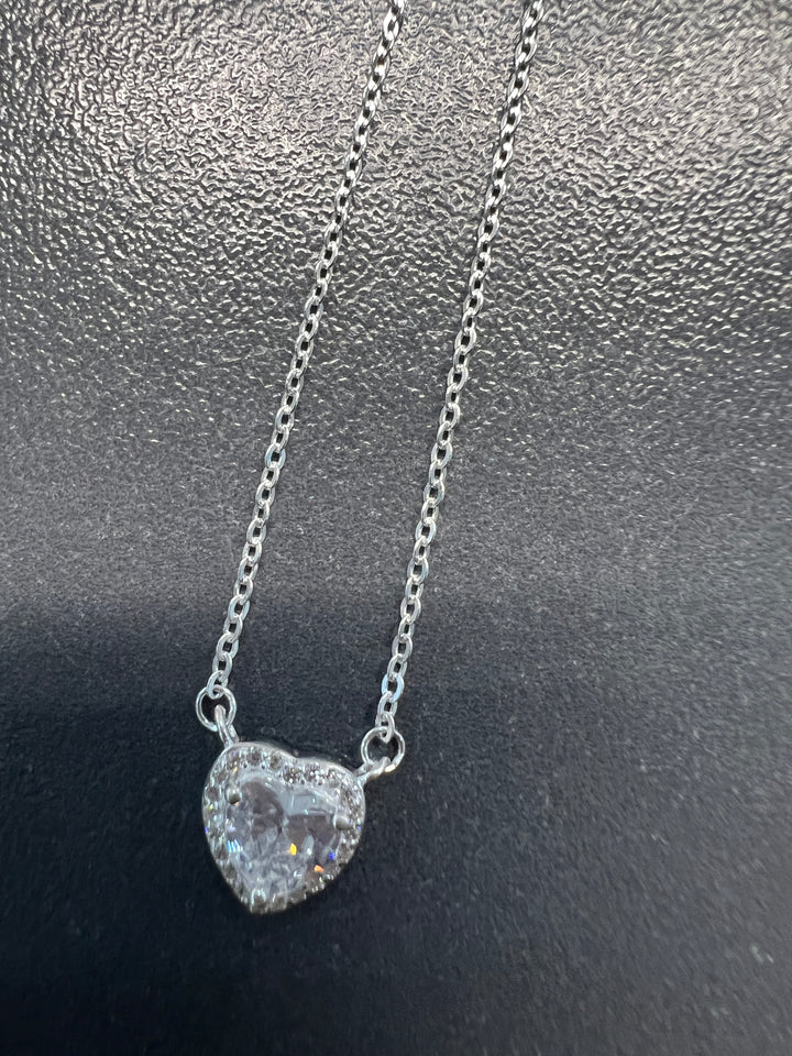 Collar Plata Corazón