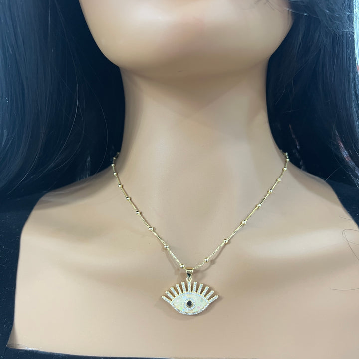 Gargantilla de Acero Ojo Dorada 👁️