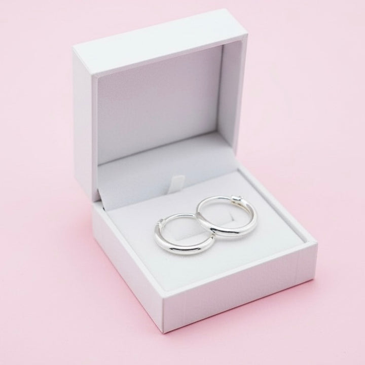 Argollas de Plata 8MM