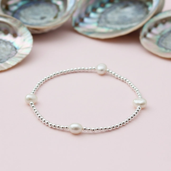 Pulsera Perlas Cultivadas 5MM