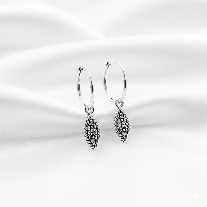 Argollas Colgantes Florcitas