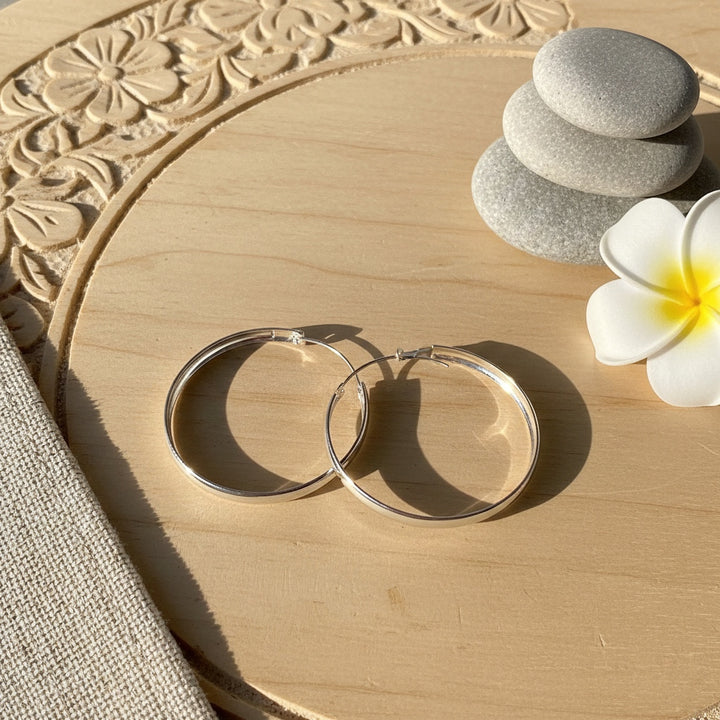 Argollas Divinas 20MM Plata