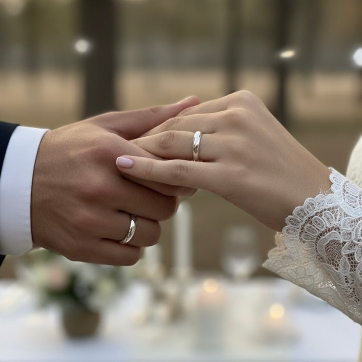 Anillo de Plata Matrimonio 4MM