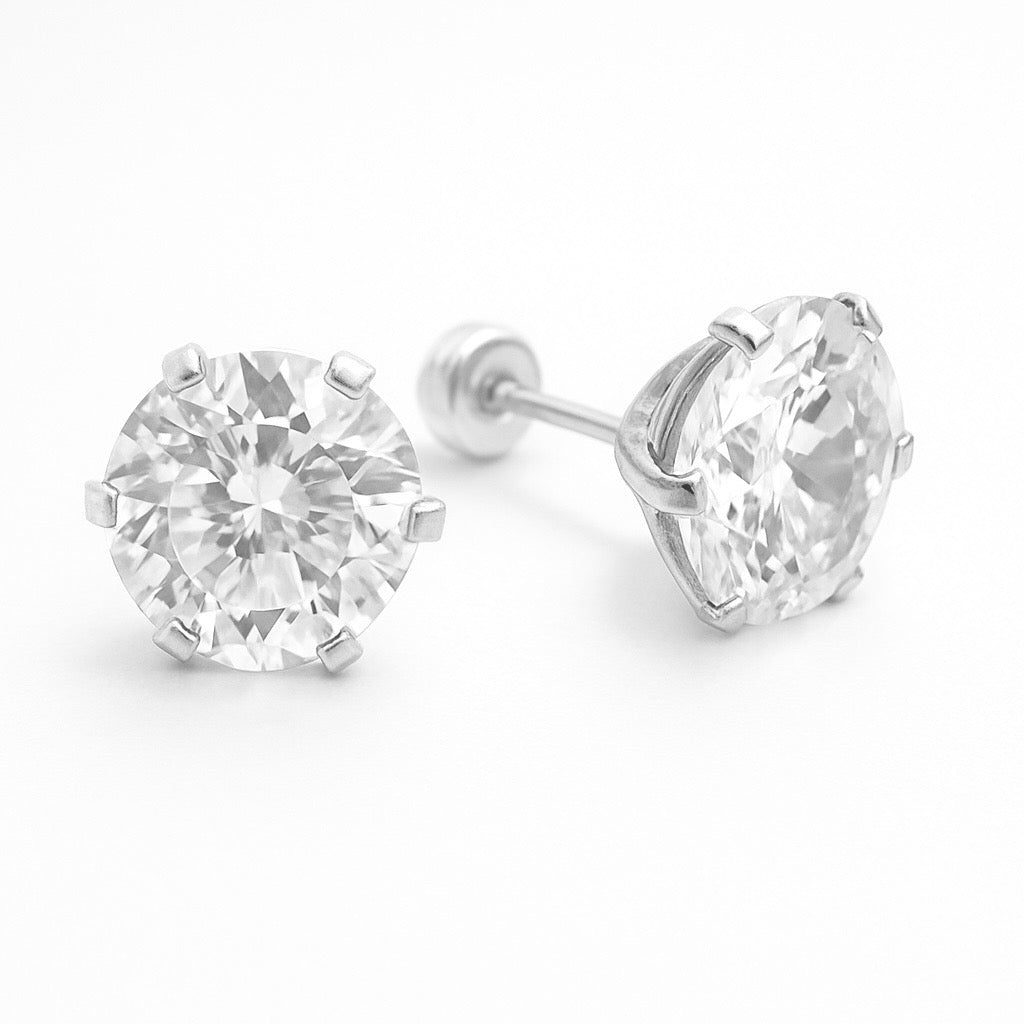 Aretes Plata Sirio 7MM